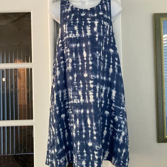 Tahari | Dresses | Tahari Sleeveless 0 Linen Blue White Tie Dyed A Line Dress X Small | Poshmark Tahari | Dresses | Tahari Sleeveless 0 Linen Blue White Tie Dyed A Line Dress X Small | Poshmark